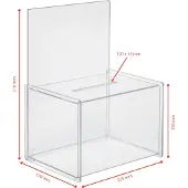 Sigel Actiebox met gleuf VA150 Transparant (b x h x d) 22.5 x 31 x 17 cm 1 stuk(s)