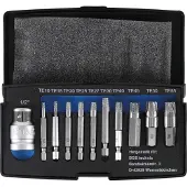 Bgs Schroevendraaierset voor defecte T-profielen (voor Torx) T10 - T55 11 stuks.