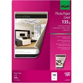 Sigel fotopapier - A4 - hoogwit glans - 135 grams - 100 vel - laserprinter - SI-LP141