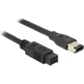 DeLOCK FireWire kabel 6-polig naar 9-polig IEEE 1394A/B
