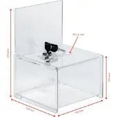 Sigel transparante actiebak met A6 display