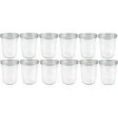 Weck 760 Mini-stormglas 12 stuks 160 ml zonder ringen en klemmen