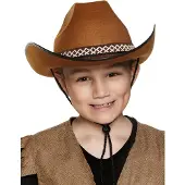 Boland Kinder cowboy hoed bruin (bruin)