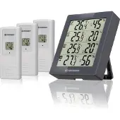 Bresser Weerstation - Temeo Hygro Quadro 12 Cm - Grijs - 4-delig