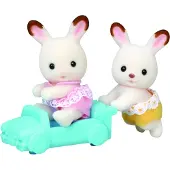 Sylvanian Families 5420 tweeling chocoladekonijn-fluweelzachte speelfiguren