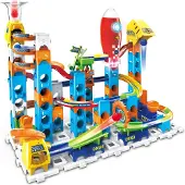 Vtech Marble Rush Rocket Set Elektronisch M100E Knikkerbaan - 79 Onderdelen - Incl. 10 Knikkers met Licht- en Geluidseffecten - Cadeau - Speelgoed 3 tot 12 Jaar
