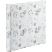 Hama Album groot formaat "Graphic", 30 x 30 cm, 80 witte pagina's, Dots