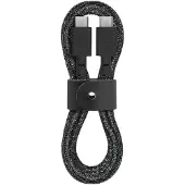 Native Union Belt Cable - Zwart - USB-C naar USB-C - 1.2M - 60W