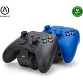PowerA 1519564-01, compatibel met Xbox Series S en Xbox Series X, oplaadstation, zwart, USB, kabel, Microsoft