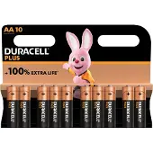 Duracell Plus AA - alkaline batterijen - 1,5V, LR6 - 10 stuks