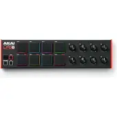 Akai Professional LPD8 - USB MIDI-Controller met 8 Responsieve MPC-Drumpads voor Mac en PC, 8 Toewijsbare Knoppen en Muziekproductiesoftware
