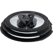 Tefal Ingenio Glazen Deksel - 3-delige Set - Ø 16/18/20 cm - Stapelbaar - Geschikt voor Ingenio Pannen