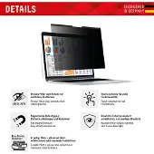 Displex Privacy Safe Privacyfolie Universeel (Mag) 15,6", 16:9