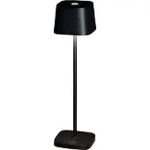 Konstsmide Draadloze tafellamp Capri mini zwart