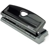 Rapesco perforator zwart 6-gaats (9 vellen)
