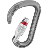Petzl Schroefslot karabijnhaak Attache Grijs