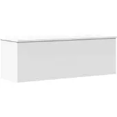 vidaXL Opbergbox 102x35x35 cm bewerkt hout wit