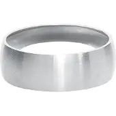 EtNox Ring - Edelstahlring - zilverkleurig | Maat XL