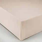 Belmarti geplooide bedrok 150 x 200 cm - 32 cm hoog - beige