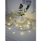 Konstsmide Draadverlichting - led kerstverlichting binnen - 40 lampjes - 4.4 mete