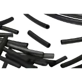 Hellermanntyton H40BKX100M-CR-BK Isolatieslang Zwart 4 mm Chloroprene rubber Inhoud: 100 m