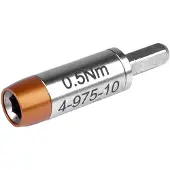 Bernstein Werkzeugfabrik 4-975 Draaimomentadapter Voor insteekgereedschap Zeskant 0.5 Nm (max)