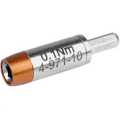 Bernstein Werkzeugfabrik 4-971 Draaimomentadapter Inbus 0.1 Nm (max)