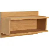 Hubsch Misty wandplank naturel - 882016