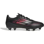 Adidas F50 League IJzeren-Nop Voetbalschoenen (SG) Zwart Rood Zilver