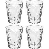 Koziol Club No. 1 drinkglas kunststof 25 cl 4-pack Kristalhelder