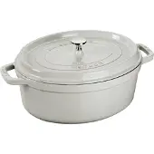 Staub White Truffle stoofpan ovaal 8 l