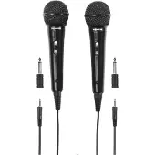 Thomson Microfoon Dynamisch microfoon, karaoke, 3m kabel lengte, 2 stuks (set)