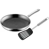 WMF Profi Resist - Koekenpan - Ø 28 cm - RVS - Inclusief Profi Plus Spatel - Geschikt voor Inductie