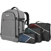Manhattan Notebook-Rucksack mit Gerätefächern für Laptops bis zu 17,3,Tablets bis zu 11 Laptoprugzak Geschikt voor max. (laptop): 43,9 cm (17,3) Grijs