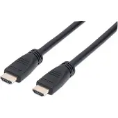 Manhattan 353960 HDMI-kabel HDMI Aansluitkabel HDMI-A-stekker, HDMI-A-stekker 7.50 m Zwart 4K UHD, UL gecertificeerd