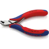 Knipex Voorsnijtang met schuine kop elektronica zonder afkanting 115mm