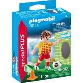 Playmobil 70157 voetballer met doel