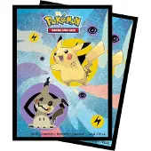 Ultra pro - Pokémon TCG - 65 Standard Sized Card Sleeves Pack - Pikachu en Mimikyu (63 x 89 mm)