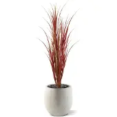 Maxifleur Kunstplanten Kunst Rietgras Deluxe UV 120cm Burgundy