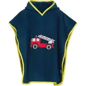 Playshoes Terry Poncho Brandweer Marine | Maat: S