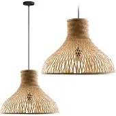 Toolight App1277-1Cp Hanglamp Beige 90X60X90Cm