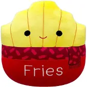 Squishmallows - Floyd - Yellow French Fries W/Red Scarf 40cm pluche