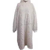 Unique living hoodie pleun chateau grey -78x120cm