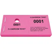 Combicraft garderobebonnen coat room at own risk fuchsia - 1000 stuks