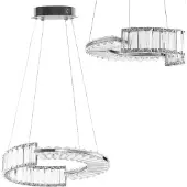 Toolight App1527-Cp40 Hanglamp Chroom 40X40X90Cm