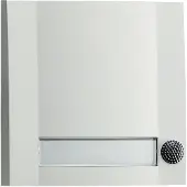 Grothe GRO AP contactplaat 51103 Domolux WS/SW, enkelvoudig, wit/zwart