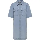 ONLY Blousejurk 'ONLBELLE' lichtblauw