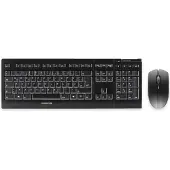 Cherry B.UNLIMITED toetsenbord/muisset 3.0, QWERTZ, zwart, met draadloze muis, oplaadbare NiMH-batterijen van hoge kwaliteit