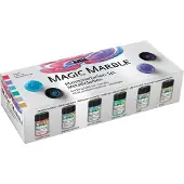 Creativ Company Kreul Marmerverf Magic Marble Set metallic kleuren