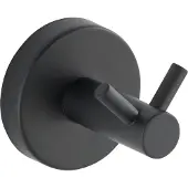 Wenko Wandhaak Duo Bosio 5,5 Cm Rvs Matzwart